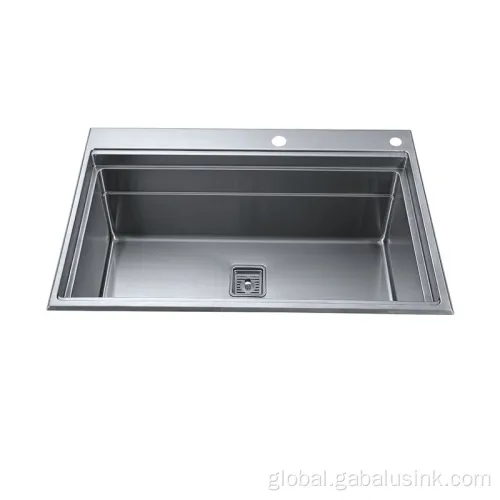 Large Single Bowl Kitchen Sink Excellent Home SUS 304 Stainless Kitchen Sink Supplier